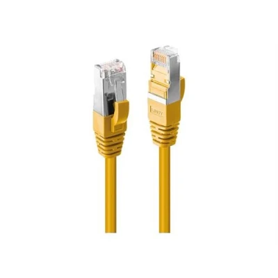 Image de Lindy Cordon de raccordement RJ 45 (M) pour 7.5 m S/FTP CAT 6 sans halogène, crochet jaune