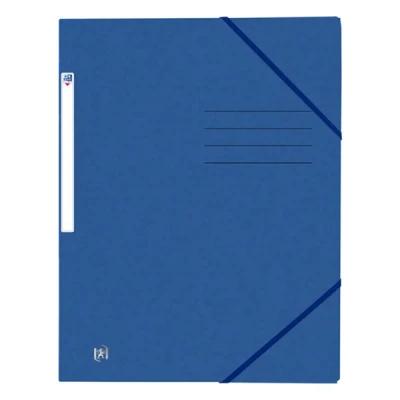 Image de Oxford Top File+ farde à élastique en carton A4 bleu
