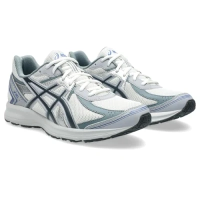 Afbeelding van Asics Sportstyle JOG 100S Unisex Sneakers laag, Maat: 46, White/carrier grey Imitatieleer/ textiel