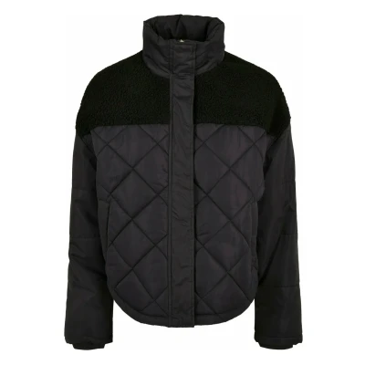 Afbeelding van Urban Classics Gewatteerde jas, Dames, Maat: 5XL, Black