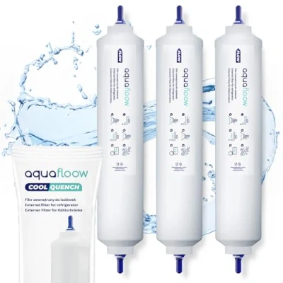 Afbeelding van Aquafloow Extern waterfilterpatroon voor Samsung LG Daewoo Rangemaster Beko Haier DA29 10105J, HAFEX/EXP, HAFEX EXP 5231JA2010B, 5231JA2010C, USC100, DA2010CB, BL9808 3 stuks