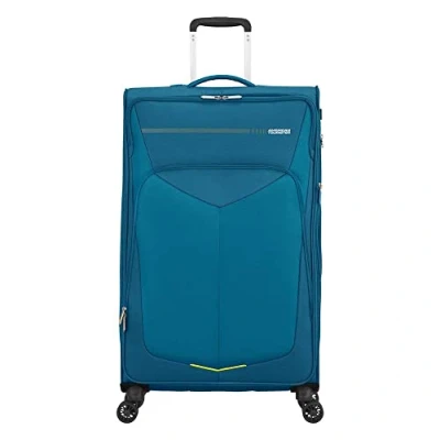 Afbeelding van American Tourister summerfunk koffer, turquoise (teal), Spinner L Erweiterbar (79 cm 119 L), Uitbreidbaar L)