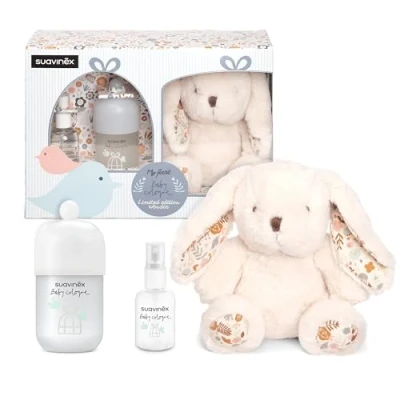Afbeelding van Suavinex, Baby Cologne Gift Inclusief 100 ml + 50 Reisformaat Pluche