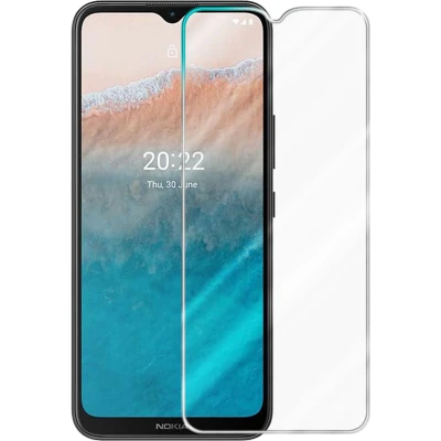 Afbeelding van Cadorabo Screenprotector geschikt voor Nokia C21 Plus Pantser film Beschermende in KRISTALHELDER Geharde (Tempered) display beschermglas 9H hardheid met 3D Touch