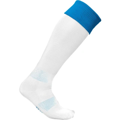 Afbeelding van PROACT Tweekleurige sportsokken PA0300 White / Sporty Royal Blue