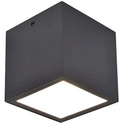 Afbeelding van Lutec 6389101118 GEMINI LED buitenlamp (plafond) 7.00 W Antraciet