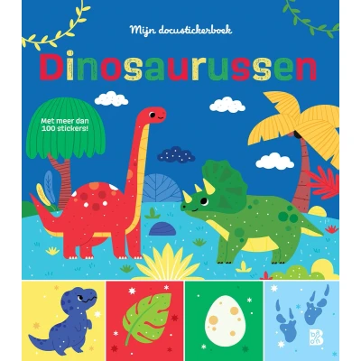 Afbeelding van Uitgeverij ballon stickerboek mijn docustickerboek dinosaurussen