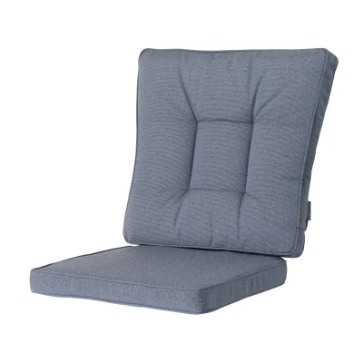 Afbeelding van Madison wicker diningset profi line outdoor Manchester denim grey