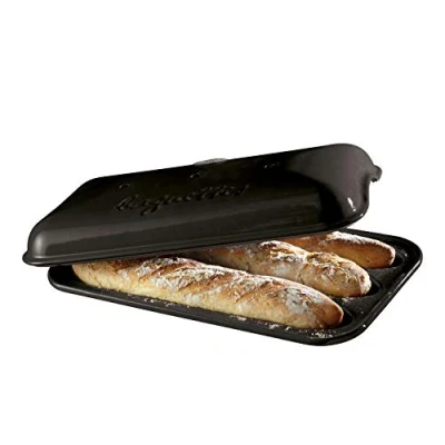 Image de Moule a baguettes en ceramique fusain noir emile henry