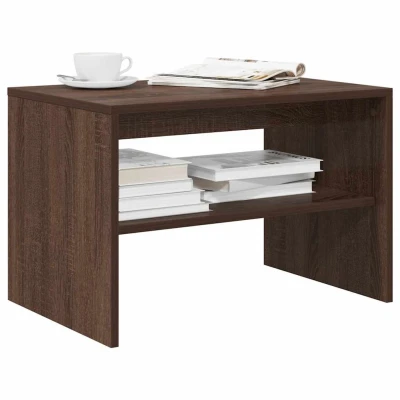 Afbeelding van vidaXL Tv meubel 60x40x40 cm bewerkt hout bruin eikenkleur