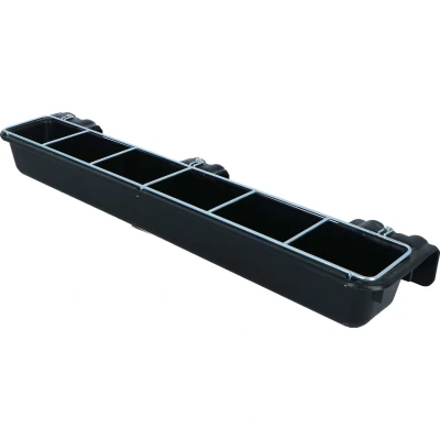 Afbeelding van Kerbl Voertrog Lang 9 Liter met Gril 95,5cm