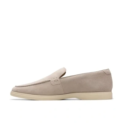 Afbeelding van Clarks Heren Mocassin Torford Easy Grey Suede G Breedte GRAU 44