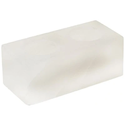 Afbeelding van Twin Cube White Line theelichthouder