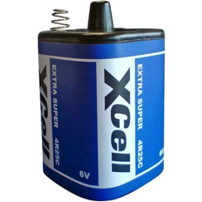 Afbeelding van 4R25, 430 blokbatterij, type 4R25C batterij, lampbatterij 6 volt 9500 mAh