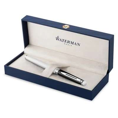 Afbeelding van Vulpen Waterman Hémisphère Colour Blocking black en white CT medium