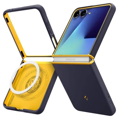 Afbeelding van Spigen Nano Pop MagFit beschermhoes compatibel met Samsung Galaxy Z Flip 7 bosbessenblauw