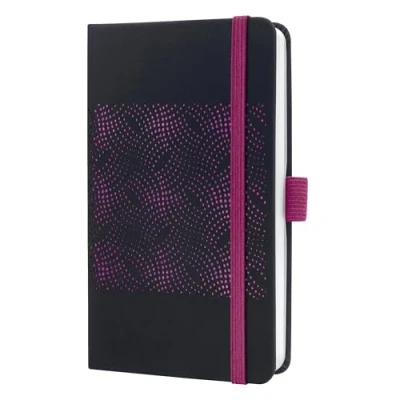 Afbeelding van Weekagenda Impress A6 2025 (NL/FR/EN/DU) sparkling zwart Hardcover