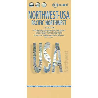 Afbeelding van Northwest USA 1. Pacific 1 : 3 000 &amp; City Maps