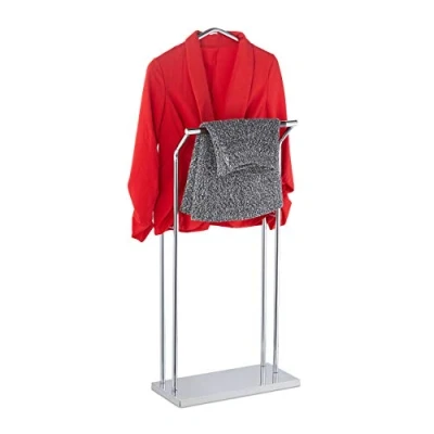 Afbeelding van Relaxdays dressboy kledingstandaard metaal dress boy kleding opbergsysteem