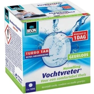 Afbeelding van Bison vochtvreter ambiance tab 2x 100 gr, neutraal