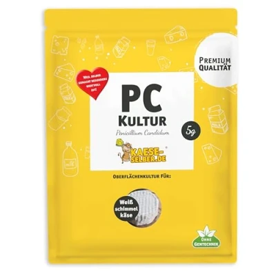 Afbeelding van PC Penicillium Candidum 5 g witte Camembert bakvorm (kaas zelf maken)