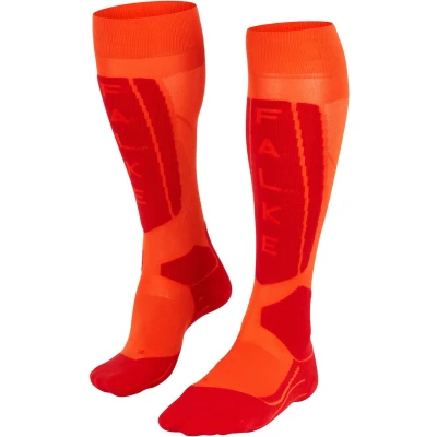 Afbeelding van Falke SK5 Wintersportsokken Maat 41/42 Vrouwen oranje/rood