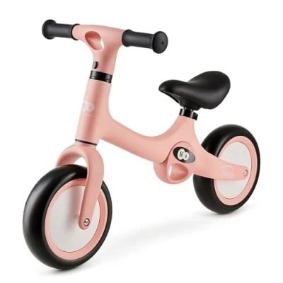 Afbeelding van Kinderkraft TOVE Loopfiets Lichtgewicht (2 kg) met draaggrepen Verstelbaar zadel (31 34,5 cm) Niet punctie EVA wielen Antislip handvatten Compact en gemakkelijk opvouwbaar Geschikt voor kinderen tot 25 kg Rose Pink