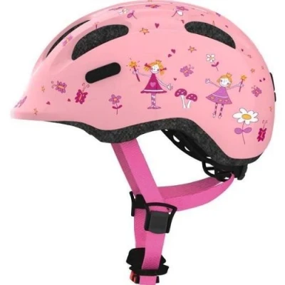 Image de ABUS Casque de v�lo enfant Smiley 2.0 Rose Princess