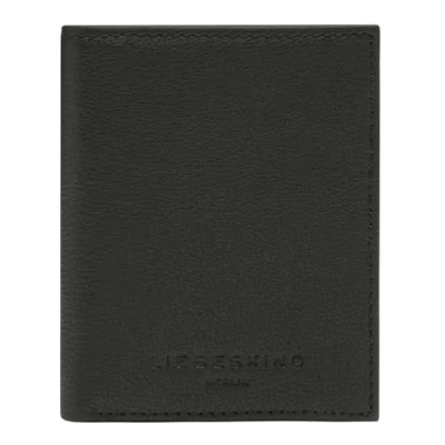 Afbeelding van LIEBESKIND BERLIN Leren Kaarthoes Men Wallets Harris Card Holder Black Zwart