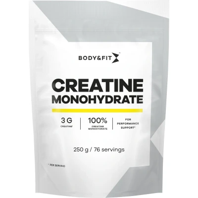Afbeelding van Body &amp; Fit Creatine Monohydrate Poeder Monohydraat 76 doseringen (250 gram)