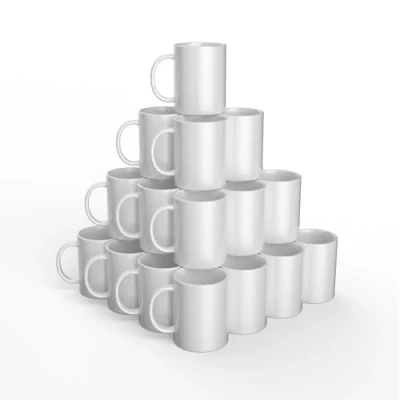 Image de Mug céramique blanc 440ml x36