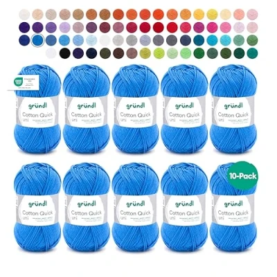 Afbeelding van 865 126 Cotton Quick Uni 10x50 gram middenblauw