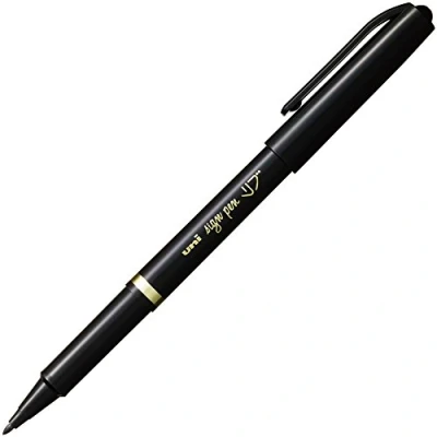 Afbeelding van Uni ball Sign Pen MYT7 N viltstiften, zwart, 10 stuks