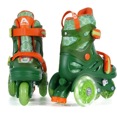 Afbeelding van Apollo Kids My 1st patins à roulettes réglables pour enfants, taille 26 30, filles et garçons, idéaux les débutants, d&#039;entraînement avec double frein