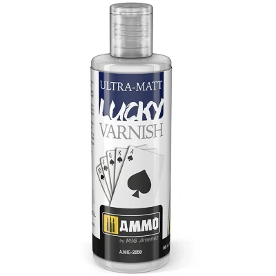 Afbeelding van AMMO MIG 2050 Lucky Varnish Ultra Matt Acryl (60 ml) Verf flesje
