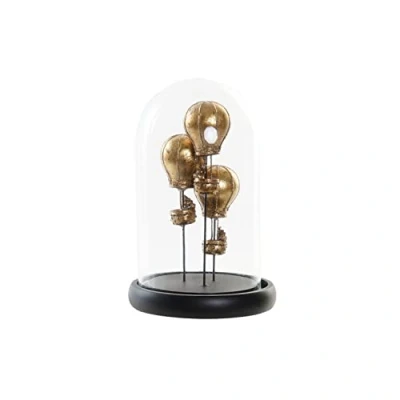 Afbeelding van Decoratieve figuren DKD Home Decor Zwart Gouden 14 x 22 cm