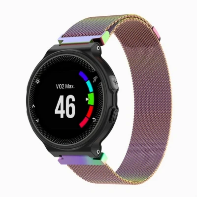 Afbeelding van Garmin Forerunner 220 / 230 235 620 630 735 (XT) Milanese bandje Small Multicolor