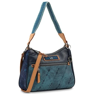 Afbeelding van Lois Tassen Dames Stijlvolle Crossbody Bag Tas Elegante Handtassen Bag, blauw
