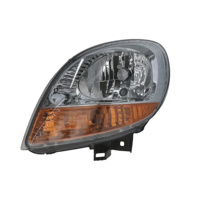 Afbeelding van TYC 20 0362 15 2 Koplampen Links H4 Geel voor rechtsrijdend verkeer Met lamphouder, Zonder elektro motor RENAULT: Kangoo I Express