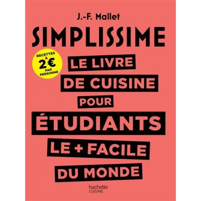 Image de SIMPLISSIME le livre de cuisine pour les étudiants + facile du monde