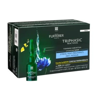 Afbeelding van Rene Furterer Huile Triphasic Traitement antichute réactionnelle Sérum 12x5ml
