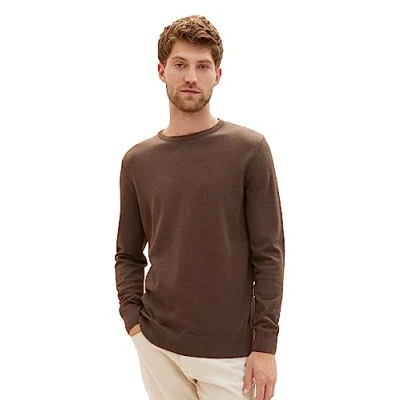 Afbeelding van TOM TAILOR basic crew neck sweater Heren Trui Maat XXL