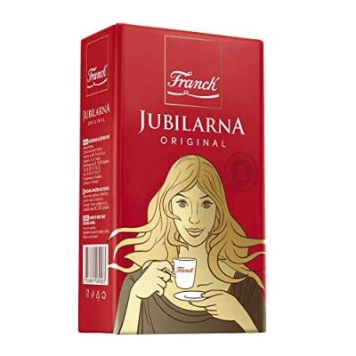 Afbeelding van FRANCK Jubilarna Original koffiemix van geroosterd en gemalen, fijn, vacuüm verzegeld, 250 g
