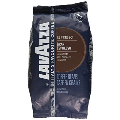Afbeelding van Lavazza koffiebonen super crema, zak van 1 kg koffie