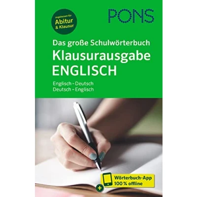 Afbeelding van PONS Das große Schulwörterbuch Klausurausgabe Englisch