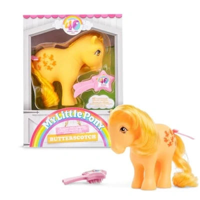 Afbeelding van My Little Pony 40e verjaardag originele ponies Butterscotch