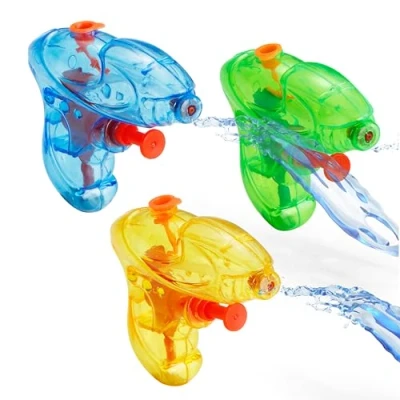Afbeelding van Waterpistool, 3 stuks, kleine set, spuitpistool voor kinderen, met groot bereik, waterpistool