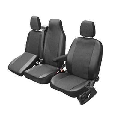Afbeelding van Viva 4D DV VI OR3M SD 372 Op maat gemaakte stoelhoezen voor Renault Master 2010 2+1 eerste rij (1+2)