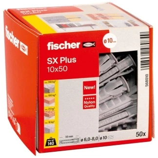 Afbeelding van Spreidplug Fischer 50 stuks (10x50)