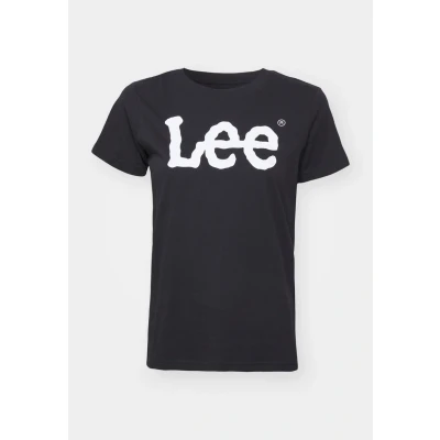 Afbeelding van Lee LOGO TEE Tshirt print, Dames, Maat: 36, Black